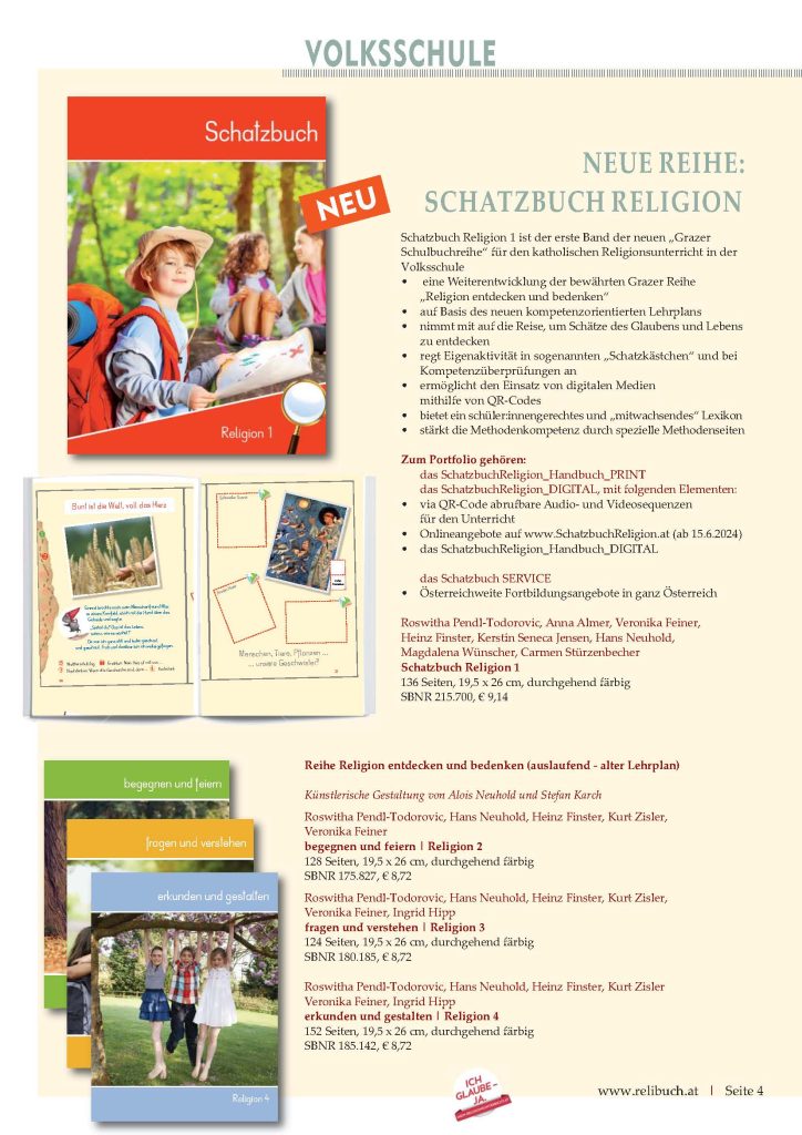 Neue Reihe: Schatzbuch Religion